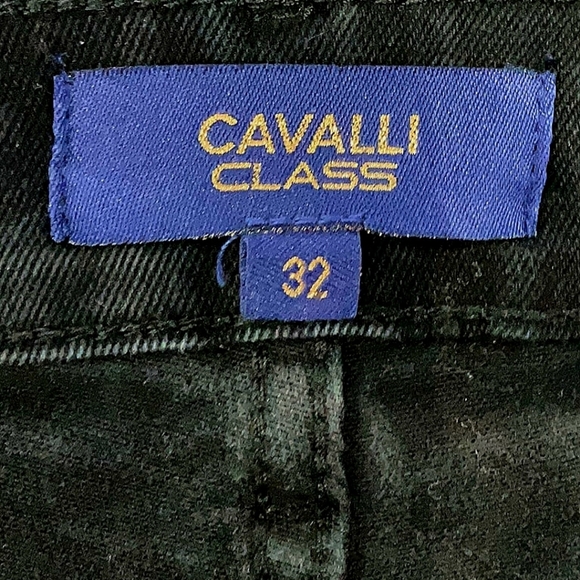 Class Roberto Cavalli Jeans Size 32 High Rise Flared Cropped Jeans - Picture 4 of 4